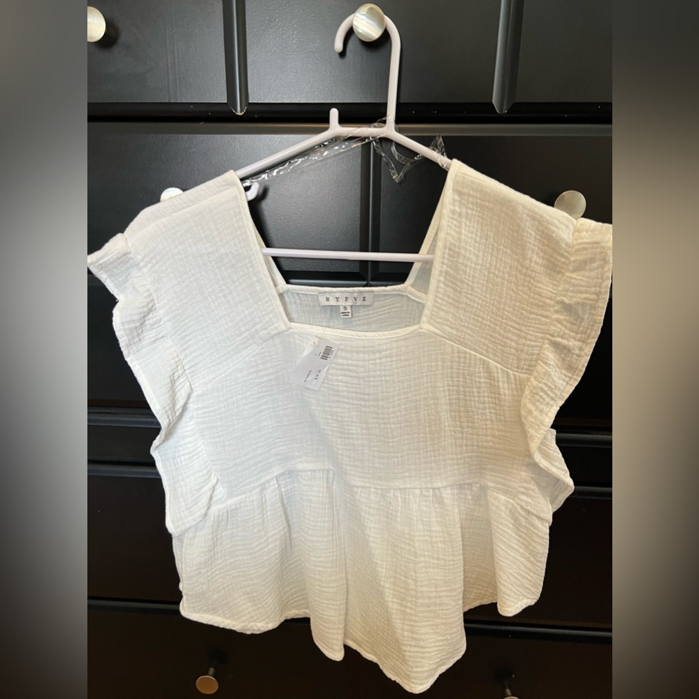Flare crop top
